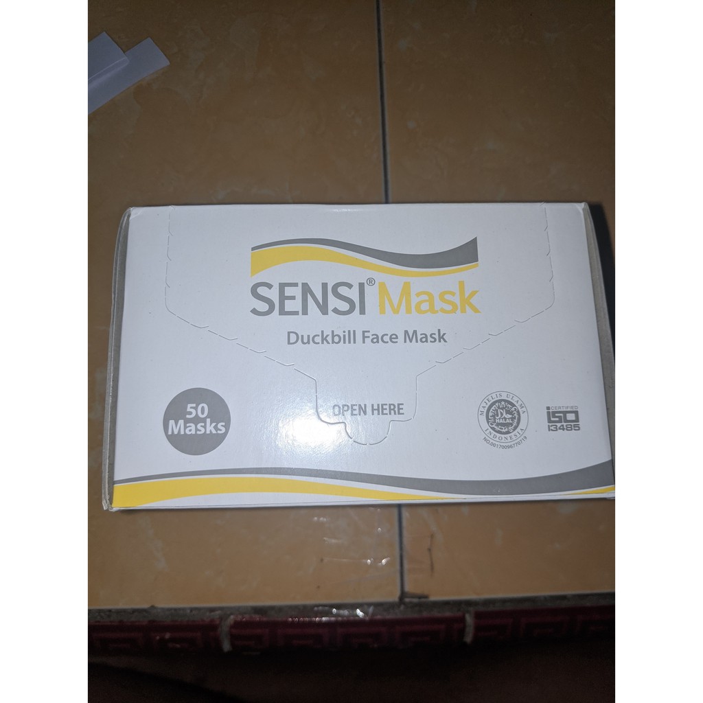 sensi duckbill masker sensi duckbill masker bedah dakbill dakbil dackbil isi 50 1 box