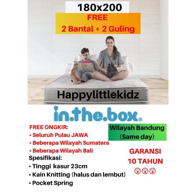 Best Produk] Springbed In The Box Ukuran 180X200X23 (King)