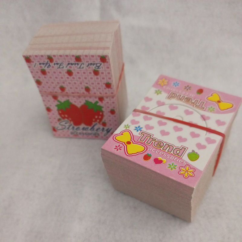 Kertas Label gantung Aksesoris