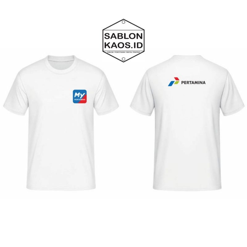 Tshirt Baju Kaos Pertamina / Kaos My Pertamina / Kaos BUMN Pertamina