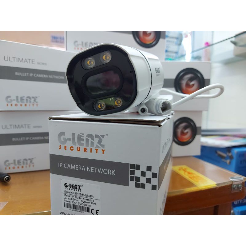 IP CAMERA CCTV OUTDOOR GLENZ 5MP ONVIF POE IP CAMERA GLRNZ COLORVU 5MP