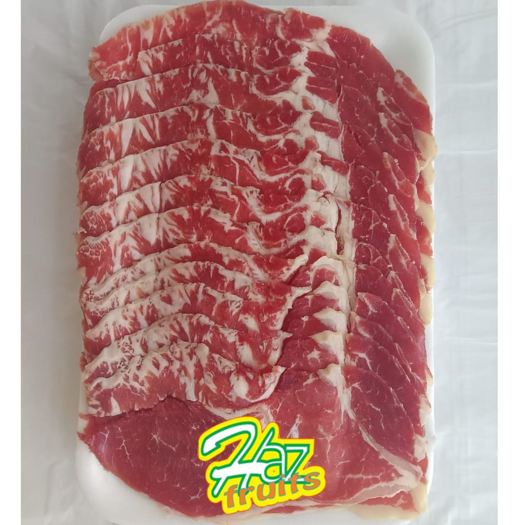 

AUS SIRLOIN BEEF SLICE 500 GRAM I LOW FAT I HAS LUAR