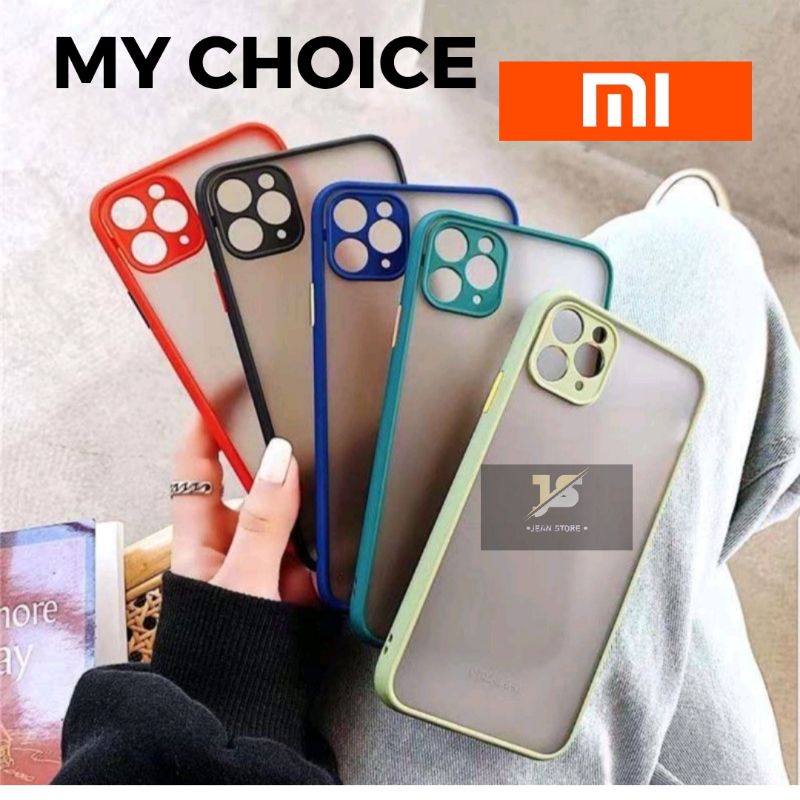 CASE HYBRID MY CHOICE REDMI 4A 5A NOTE 5A 6 PRO 6A 7 7A NOTE 6 7 8 PRO 9C 9T NOTE 9 9PRO 10 10 PRO 10(5G) 11LITE 11ULTRA F1 F3 M3 X2 X3PRO 9A 8PRO M3 PRO 6 X3  8A 9 NOTE 11 4G 11 PRO 4G 10C M4 PRO 5G 10A M4 12 LITE 10 5G F4 F4 GT C40 A12022 M5S A1+ 12C A2