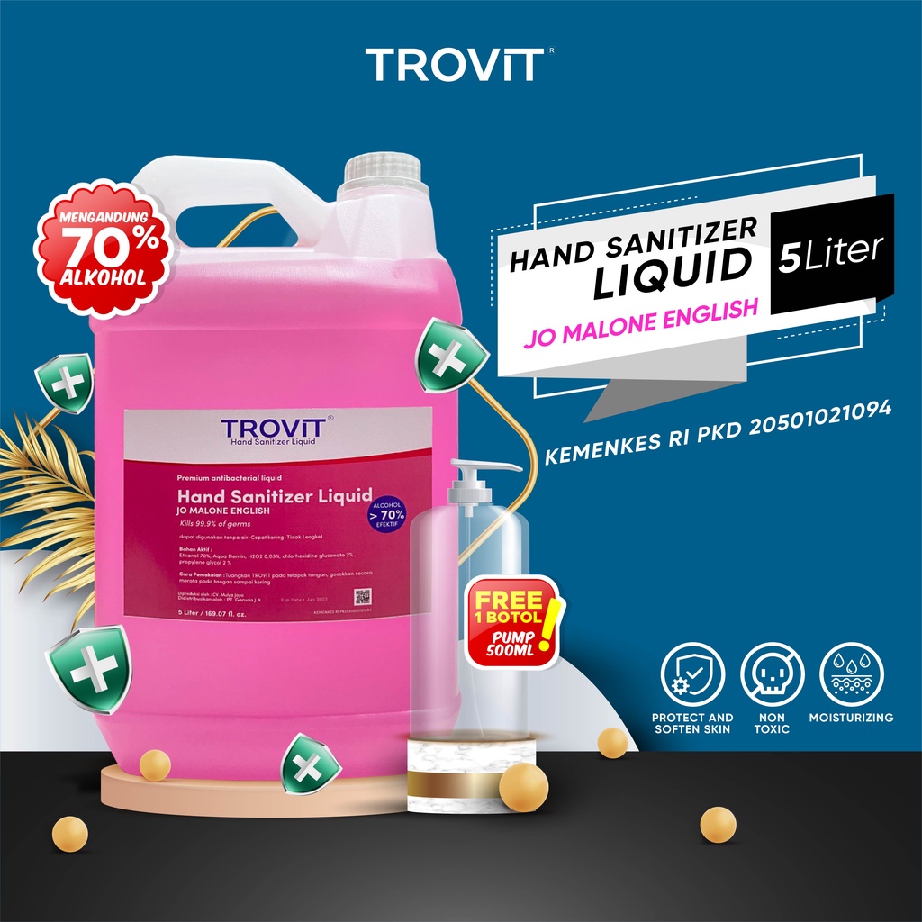 Hand Sanitizer Cair Trovit 5 Liter