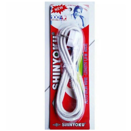 Kabel Setrika MEREK SHINYOKU Arde UKURAN PANJANG 1.8METER