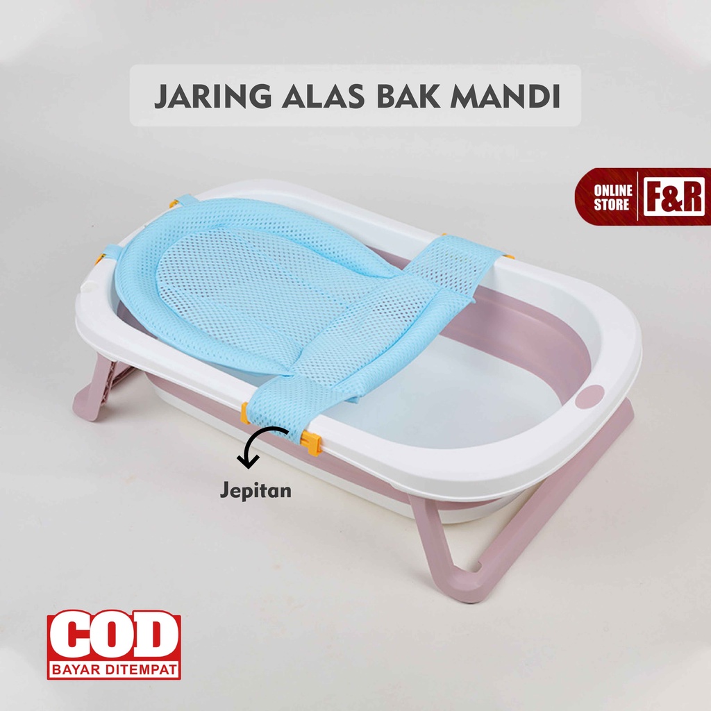 Jaring Alas Duduk Bak Mandi Bayi Baby Bath Bed Bath Tub Seat Net