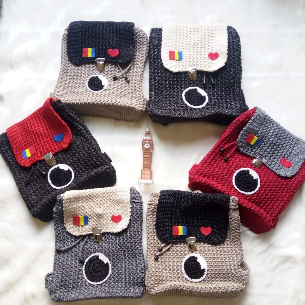 PAKET HEMAT 100K RANSEL IG / SELEMPANG SERUT BUNGA / TAS HP