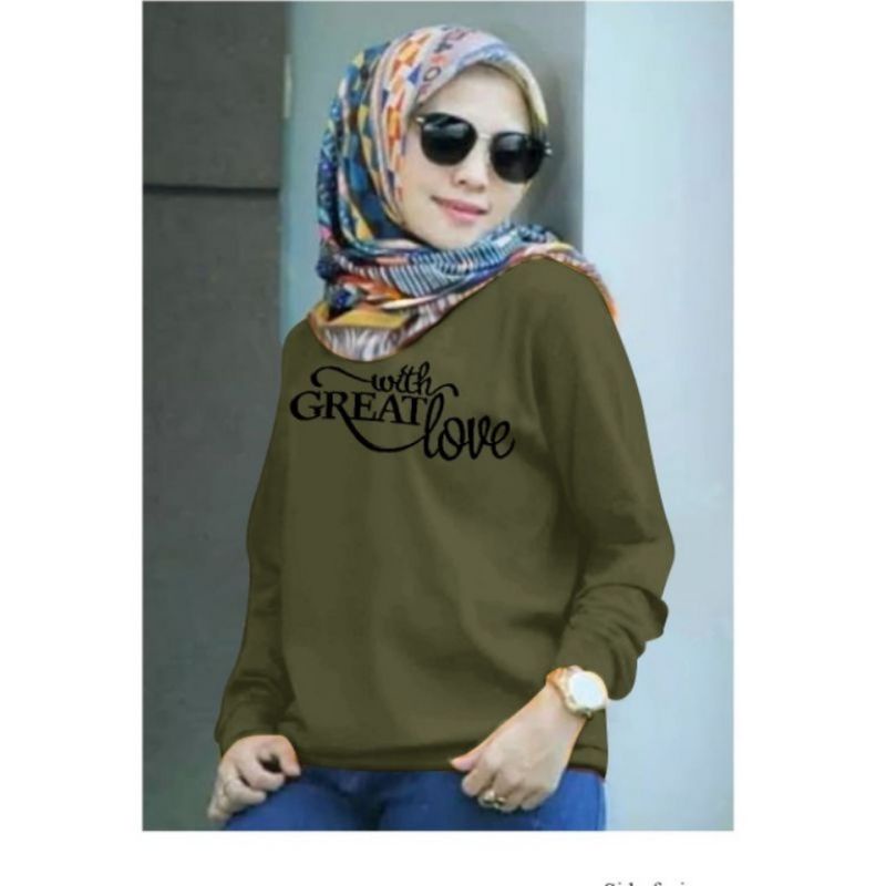 BLOUSE ATASAN ZOLAQU 3UKURAN L/XL/XXL  (GOOD QUALITY)-GREAT LOVE ARMY