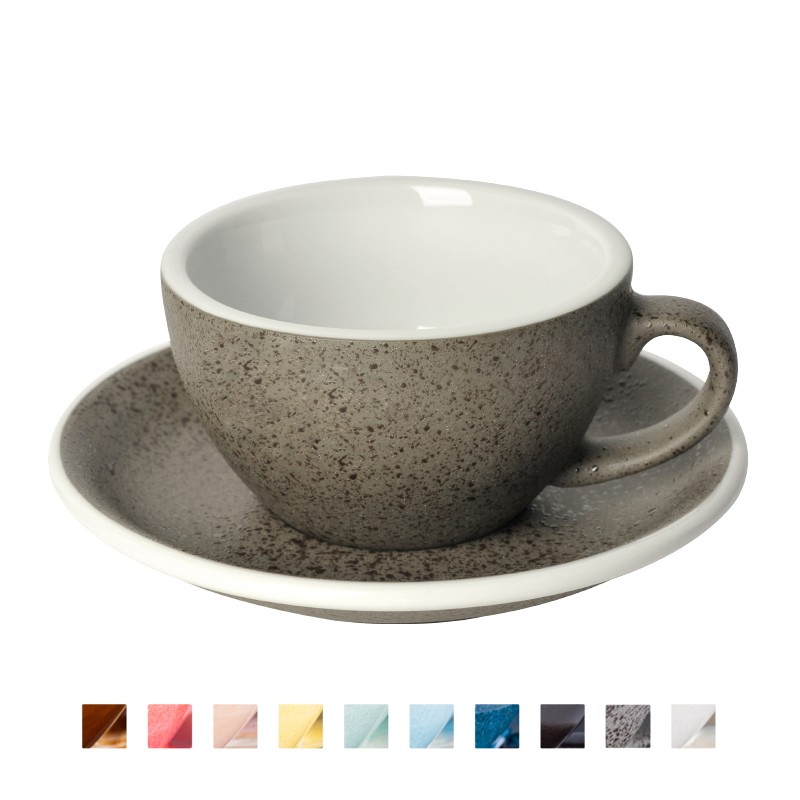 

LOVERAMICS EGG 200ML CAPPUCCINO CUP & SAUCER (POTTERS COLOURS)
