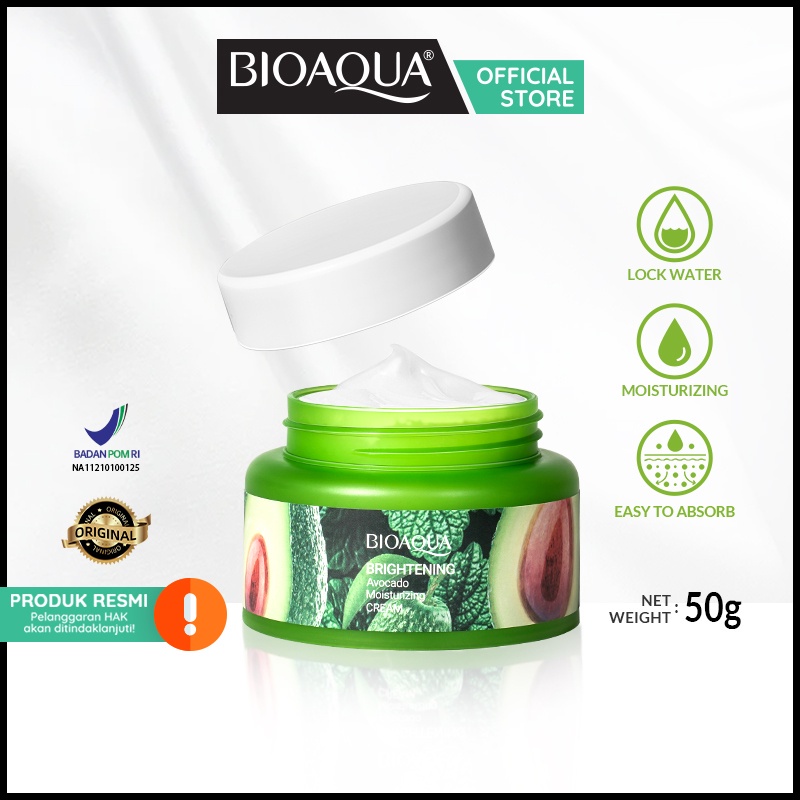 【BPOM】BIOAQUA Avocado Elasticity moisturizing cream 50g