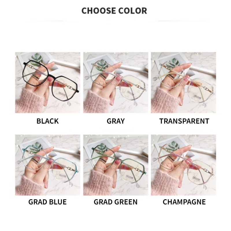 (YUZHU) Anti Radiation Blue Light Eyeglasses Replaceable Lens Computer Glasses High Qulity