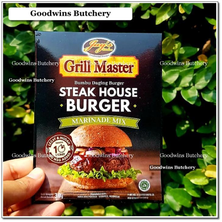 

Jay's BURGER STEAK HOUSE grill master marinade mix JAYS KITCHEN 30g