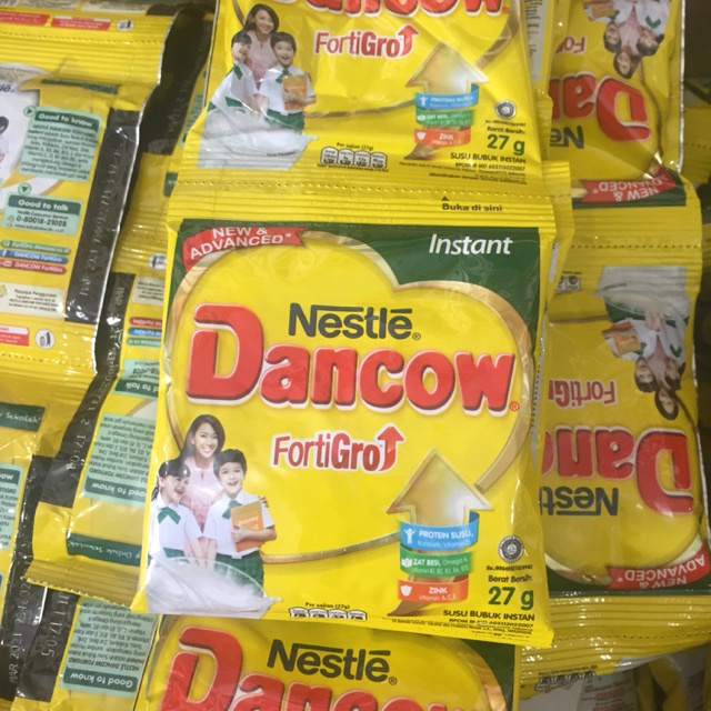 FCW - Susu Bubuk Dancow Sachet 27 Gram x 10 Sachet