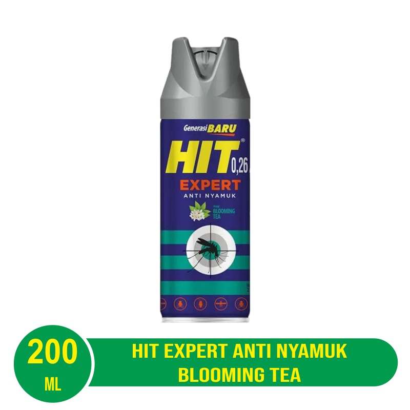 HIT Expert Aerosol Anti Nyamuk Blooming Tea 200ml / 415ml / 600ml