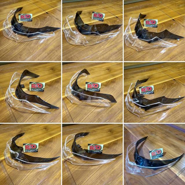 GROSIR spoiler helm kyt rc7 r10 k2r nfr nhk gp1000 termi rx9 kbc zeus 811 813 806 agv k3 k3sv ffs1