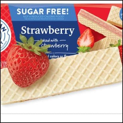 

VOORTMAN BAKERY SUGAR FREE WAFERS STRAWBERY 225GR WAFER BEBAS GULA