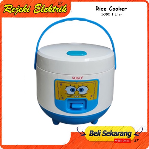 Rice Cooker 3 in 1 SOGO SG-108 Penanak Nasi Serbaguna Kapasitas 1 Liter