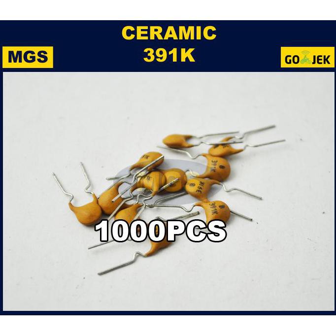 Capacitor Ceramic 390 Pf 390Pf Mltgsh88 Diminati Banget