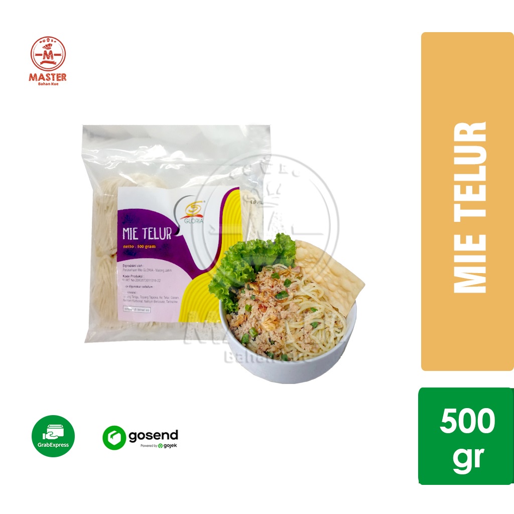 

Mie Telur / Mie Telor GLORIA 500gr [KHUSUS INSTANT]