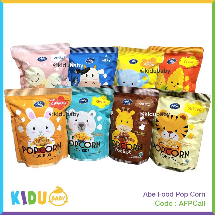 Snack Bayi &amp; Snack Anak Abe Food Pop Corn Kidu Baby