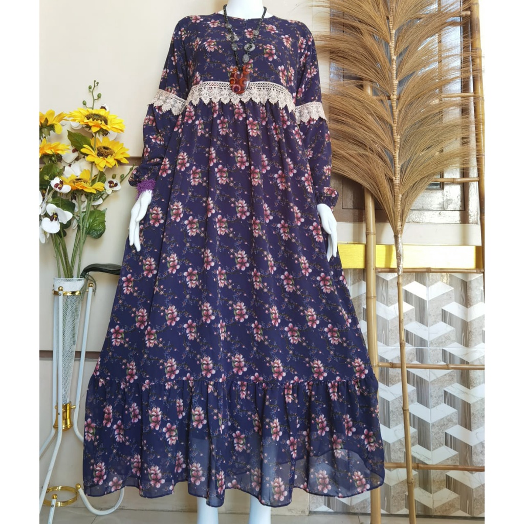 BAJU DEWASA GAMIS WANITA LARISA RENDA GAMIS KONDANGAN BEST SELLER