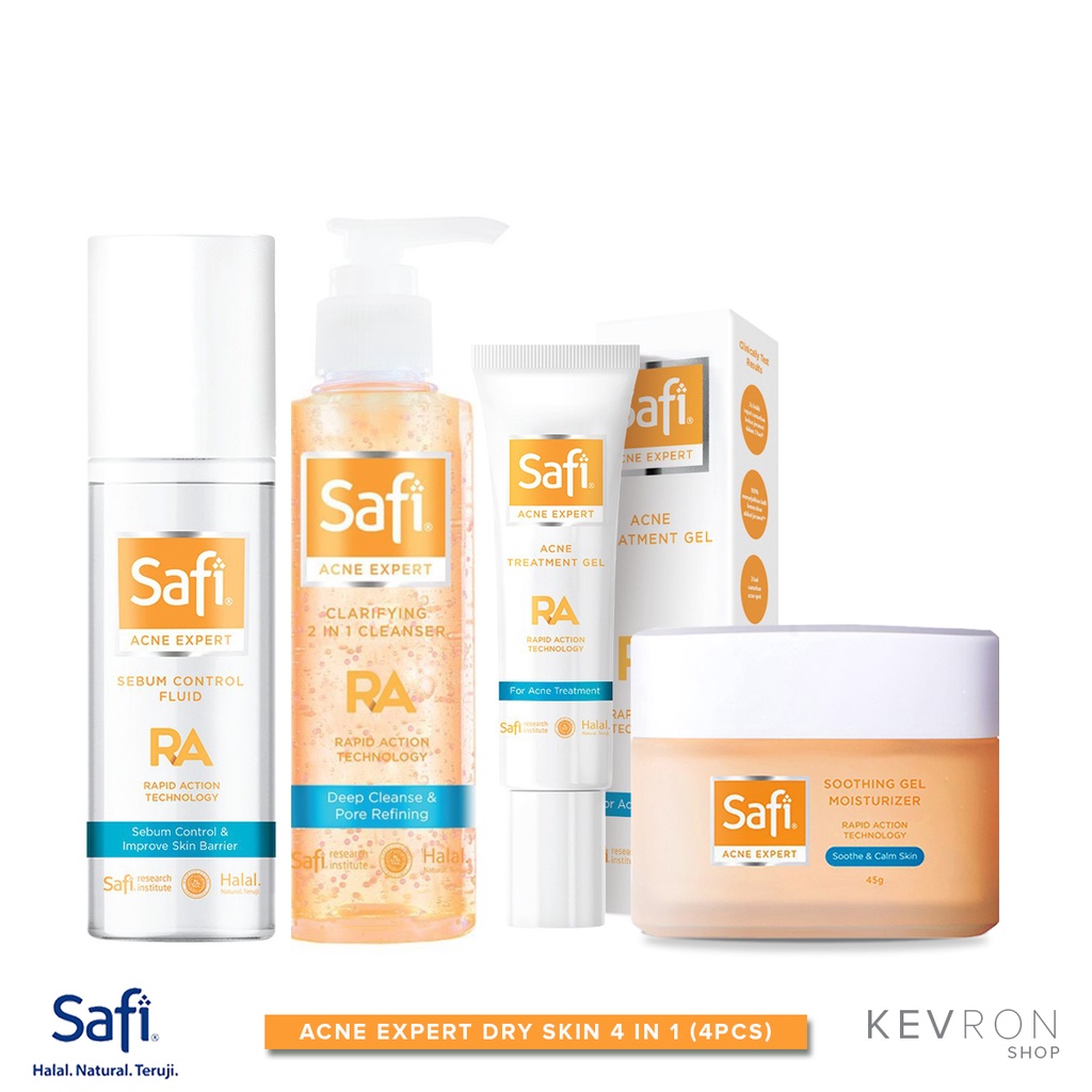Paket Safi Acne Expert Perawatan Lengkap Untuk Kulit Berjerawat (2pcs/4pcs) BPOM