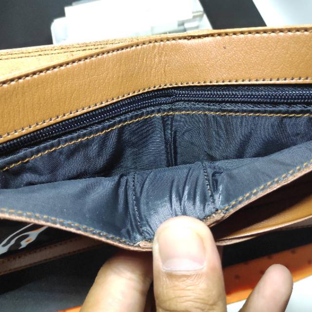 [COD] Dompet pria kulit sintetis model kancing - men's wallet