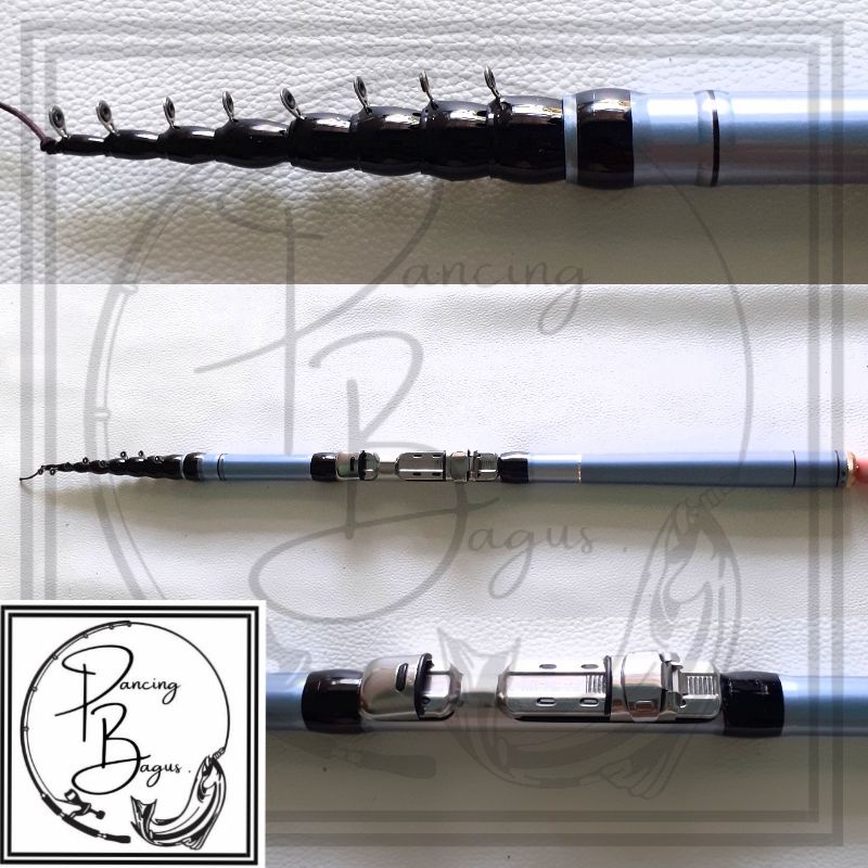 Joran Pancing Tegek Carbon Ruas Pendek Oregon Sungkai Carbon 270 300 360 ORI Set Kolong Murah