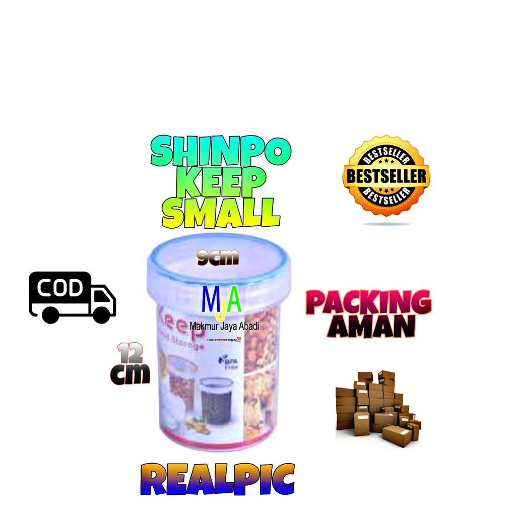 ( BISA COD ) PROMO Shinpo SIP-352 Keep Series / Toples Plastik Polos / Tempat Cemilan / Food Storage / Wadah Makanan