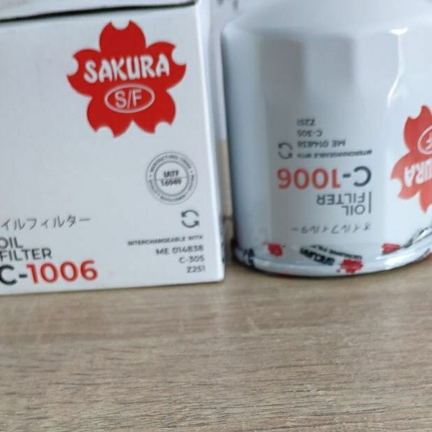 Filter Oli C1006 Sakura / Oil Filter Sakura C-1006