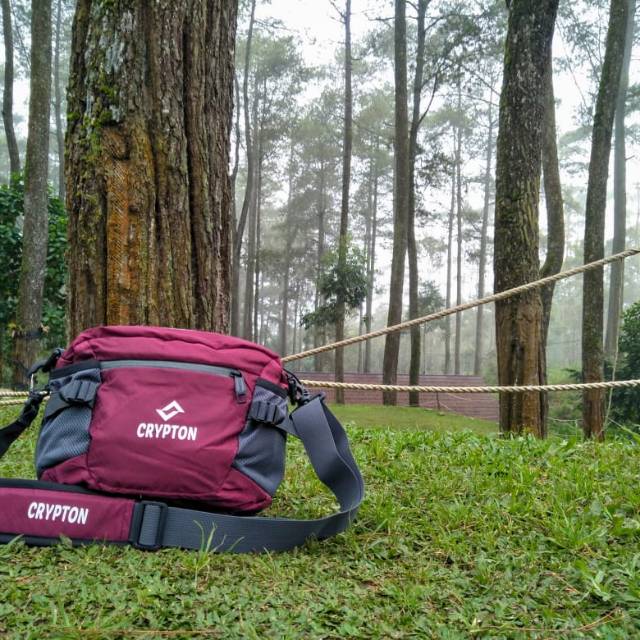 Tas slimbag crypton merah maroon
