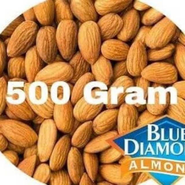 

Blue Diamond Raw Almond 500g Grade A Ukuran 27/30 500 g