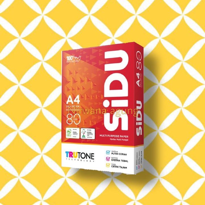 

HVS SIDUA4 80GSM 100% ORIGINAL