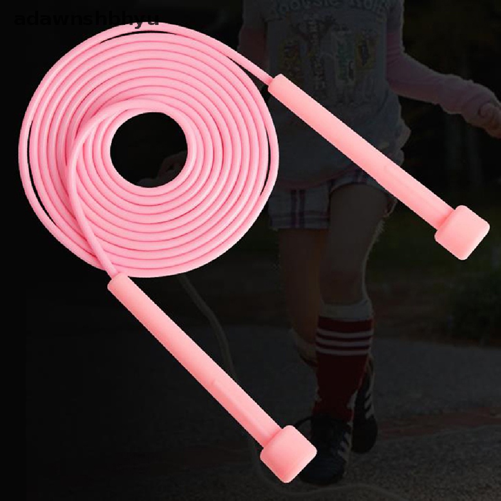 Adawnshbhyu 1Pc Speed Jump Rope Anak PVC Skipping Rope Adjustable Peralatan Fitness