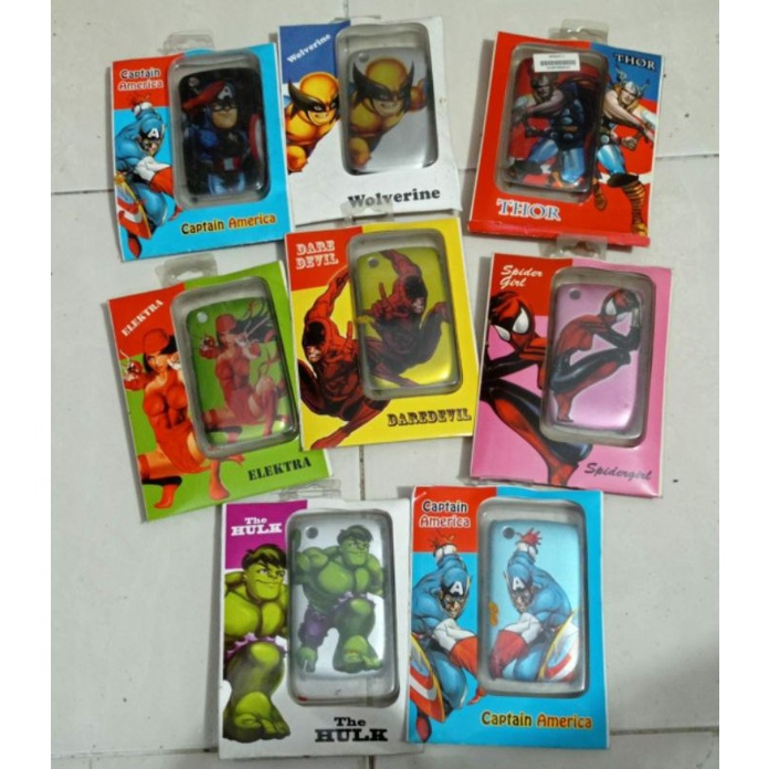 HARD CASE HP BLACKBERRY GEMINI 8520 SUPER HERO