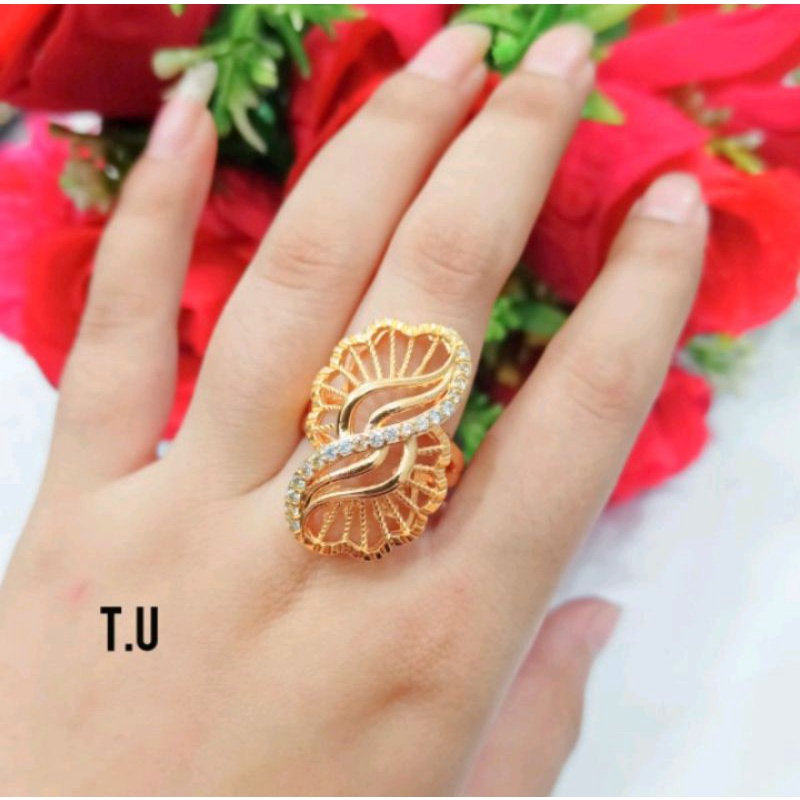 Titanium Cincin Dewasa Dubay Dewasa Mahal Titanium Anti karat