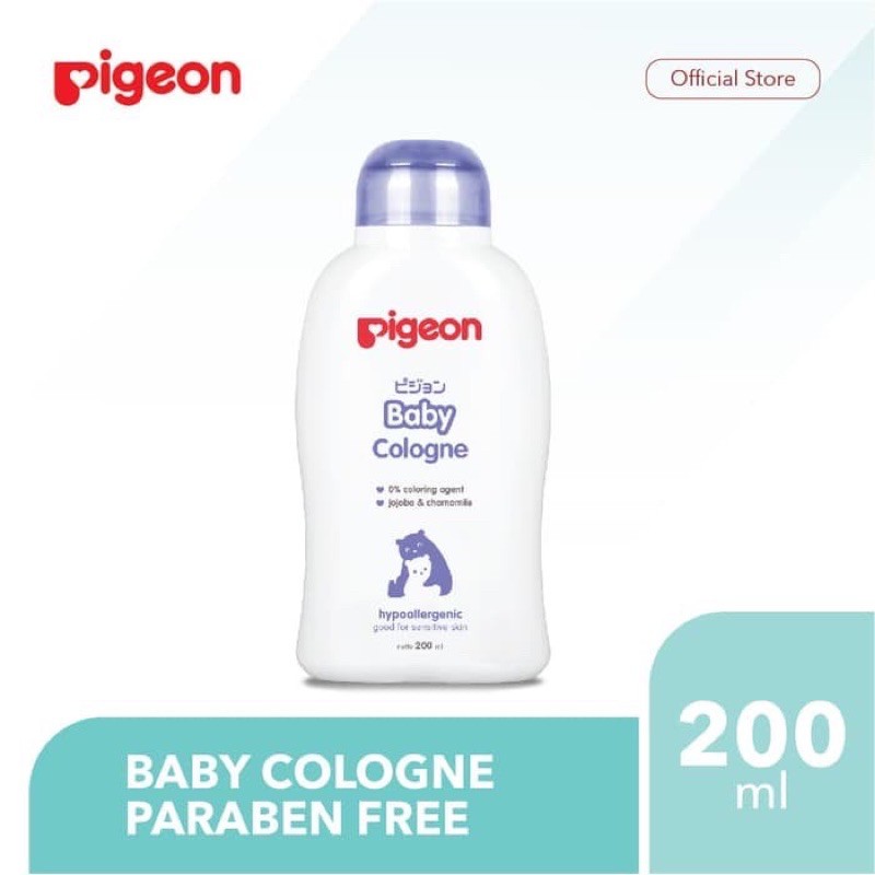 Pigeon Baby Cologne Hypoallergenic 100ml 200ml - Pigeon Parfum Bayi Paraben Free