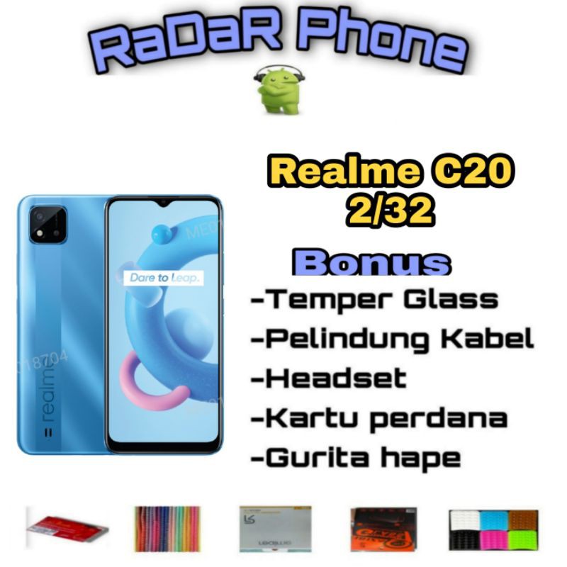 Realme C20 (2/32) Garansi Resmi Realme Indonesia