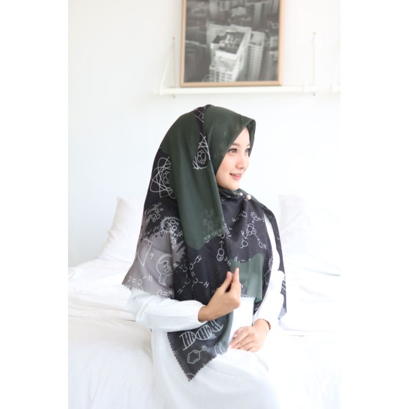 Hijab Printing Voal Ultrafine Premium Cutting Laser Cut