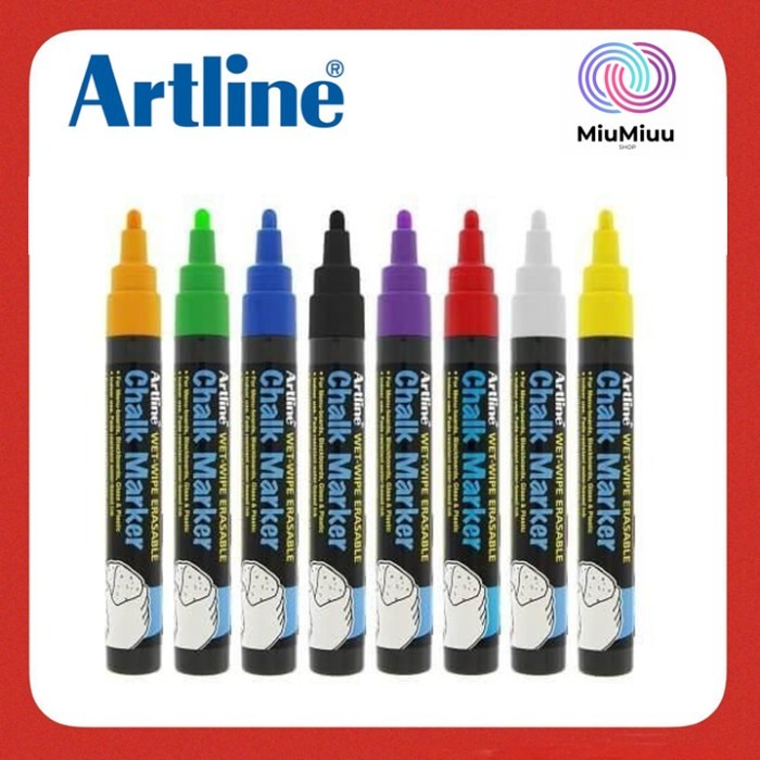 

Cuci Gudang Spidol Marker Artline Chalk Marker Epw- 4 Sale!!!