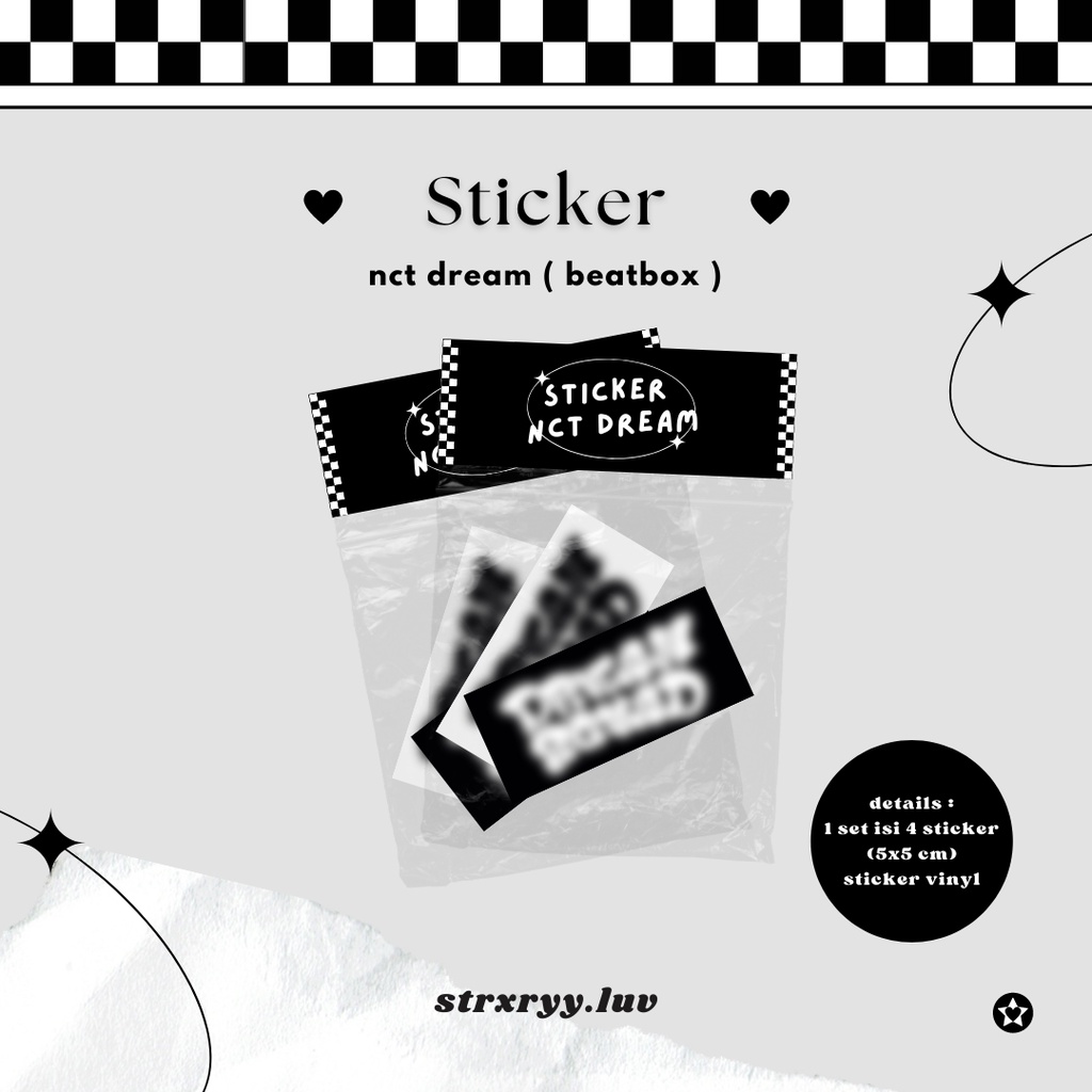Sticker NCT DREAM 'BEATBOX' Dream Squad #2