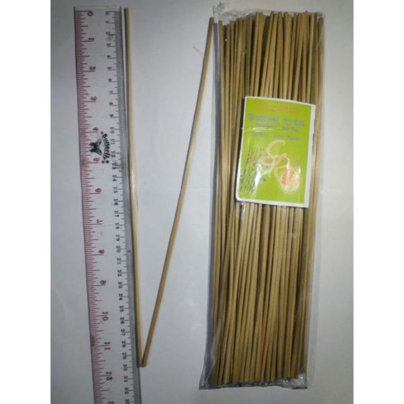 Tusuk sate bambu, tusukan tumpul panjang. 30 Cm (BUKET-SEMPOL) 100/PAC