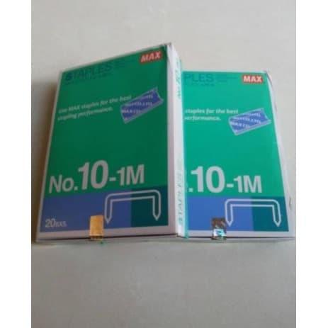 

Staples | Staples / Refill / Isi Stapler Max No. 10 Pack Besar Murah Baru