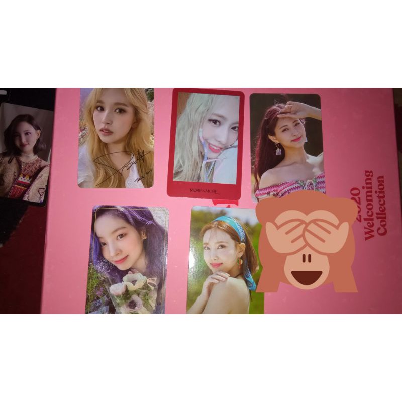 PHOTOCARD TWICE NAYEON, MOMO, MINA, DAYUN, TYUZU  MORE & MORE