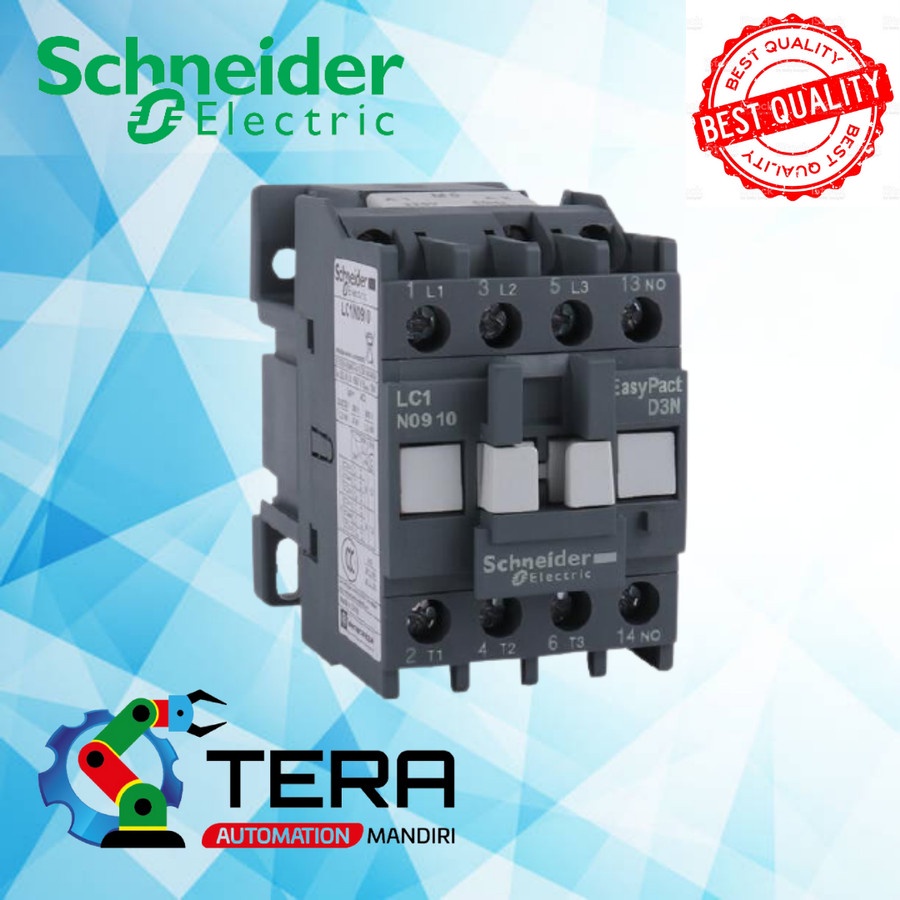 Schneider D3N AC Kontaktor 9A 1NO 220V LC1N0910M5N/24V READY STOK.