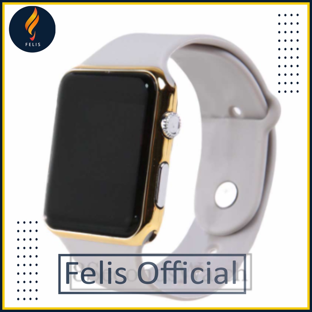 JAM Tangan Pria Wanita Digital Anti Air Trend Terbaru 2021 Jam Tangan Cewek Casual Main Kecil Elegan Murah F020-Abu Body Gold
