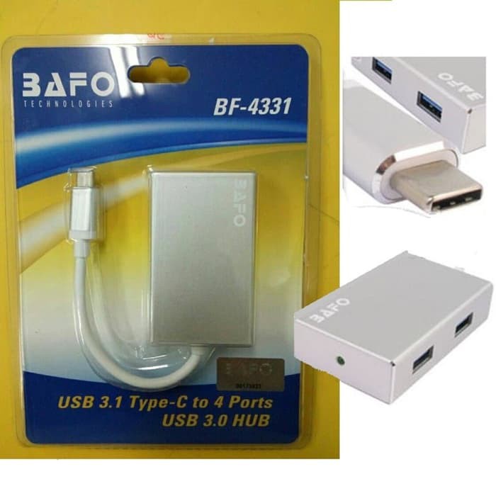 Kabel Type C USB To HUB 3.0 4 Port - Merk Bafo (BF-4331)