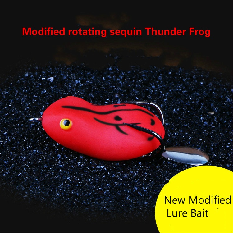 Umpan Pancing Soft Frog 7g/9g Katak Casting Soft Frog Lure Floating Bait 3D Eyes soft frog killer Top Water Fishing Lure With Sequins Umpan Ikan alat mancing