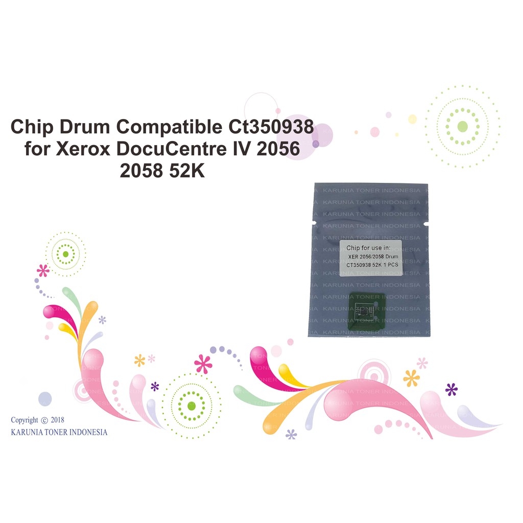 Chip Drum Compatible CT350938 for Xerox DocuCentre IV 2056 2058 52K