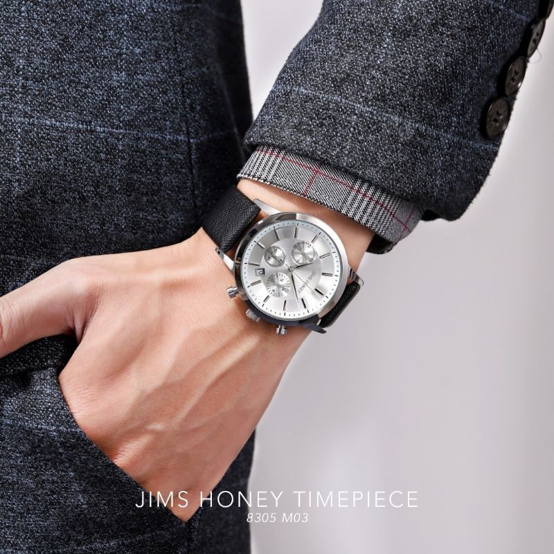 (FREE BOX) JT8305 JAM TANGAN PRIA JIMS HONEY